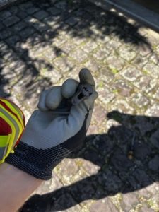 Profilzylinder nach Türöffnung